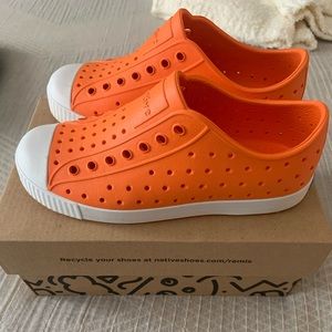 Orange Native shoes